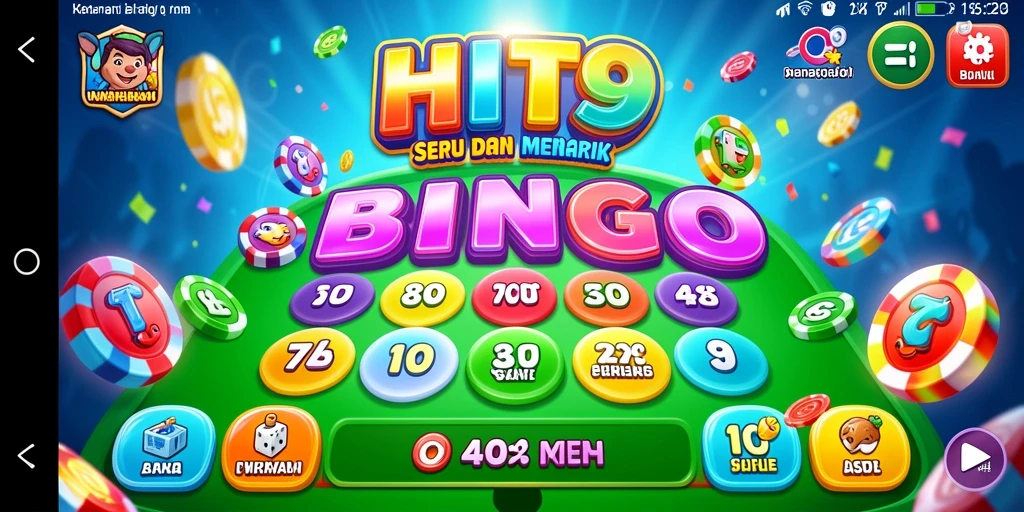 Tampilan gameplay HIT9 yang menarik dan interaktif dalam permainan Bingo.