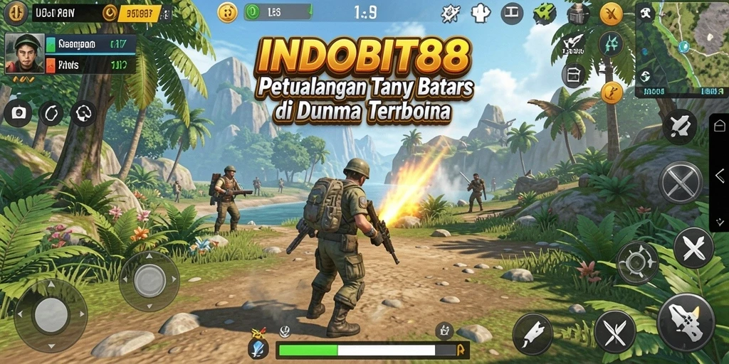 Gameplay seru dalam dunia terbuka INDOBIT88 yang menantang.