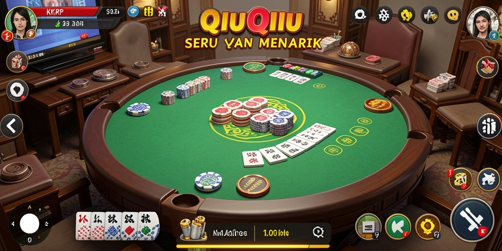 Screenshot gameplay QiuQiu KKRP yang menarik dan seru.