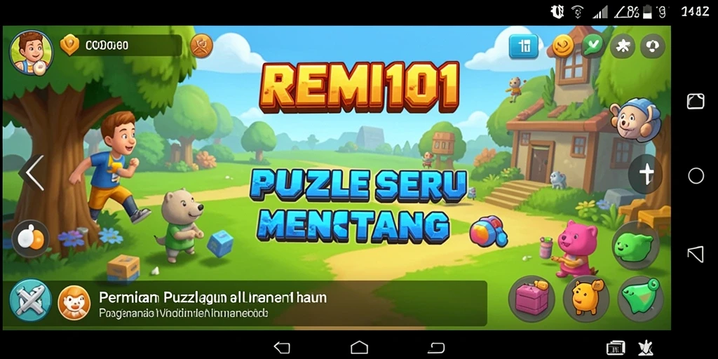 Tampilan gameplay REMI101 yang menarik dan menantang
